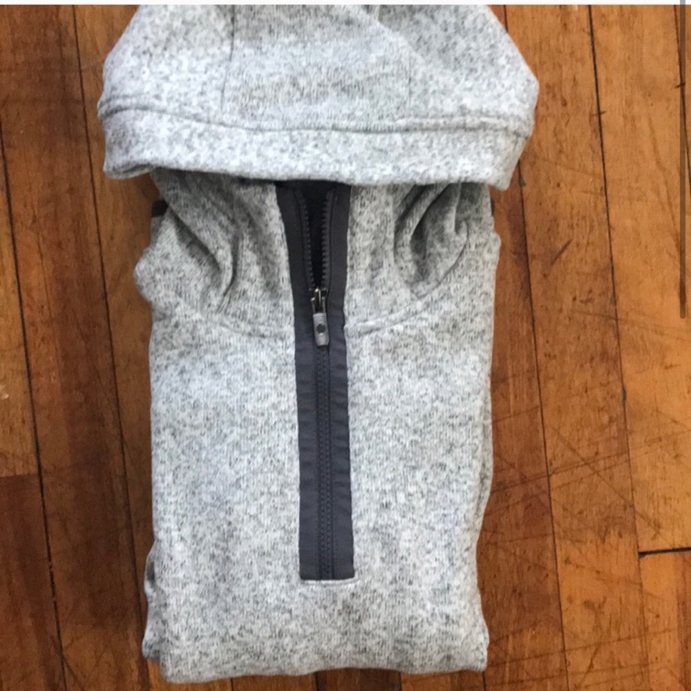 Lululemon fleece heather gray pullover